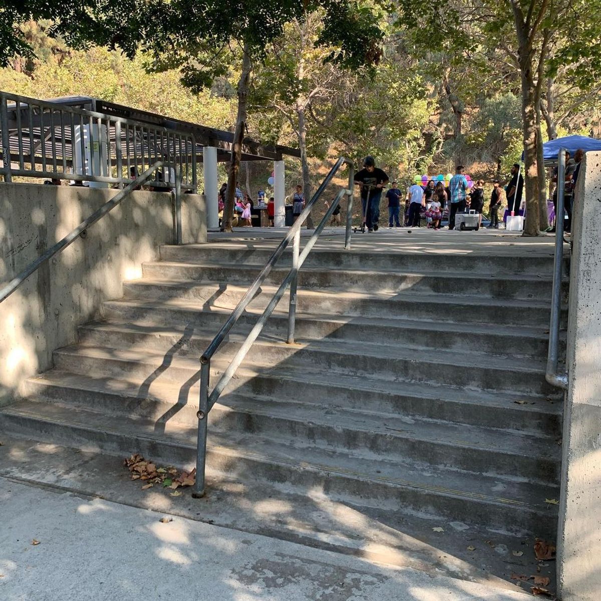 Image for skate spot Lower Scholl Canyon Park - 8 Stair Rail