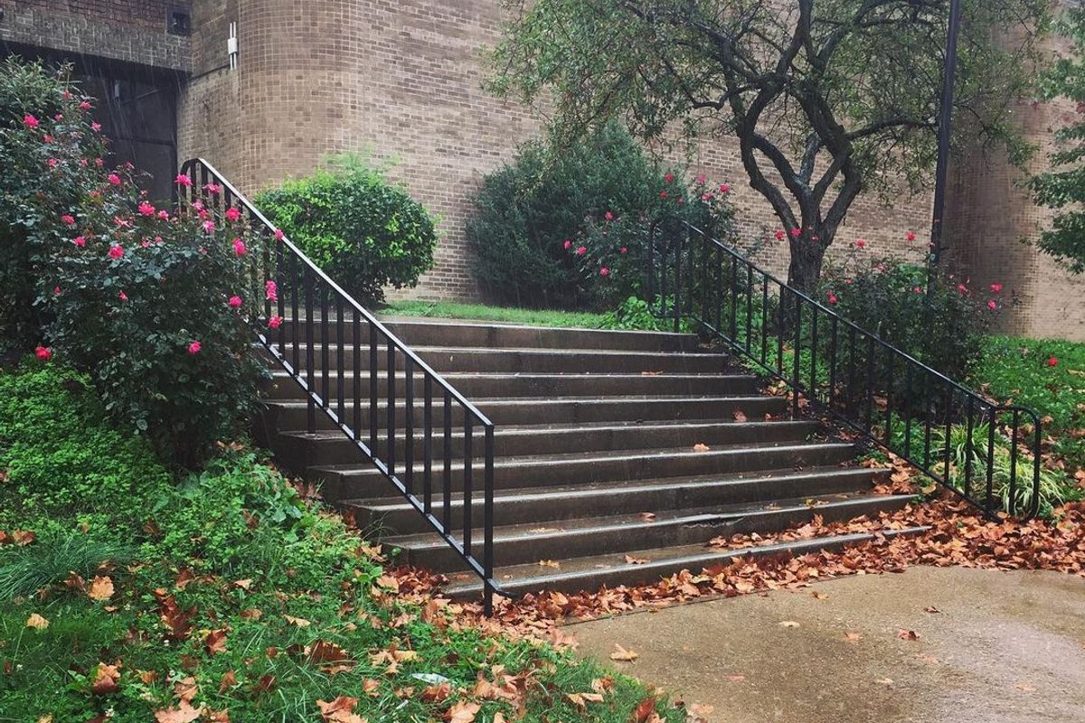 Image for skate spot Warner Elementary School 9 Stair Rail