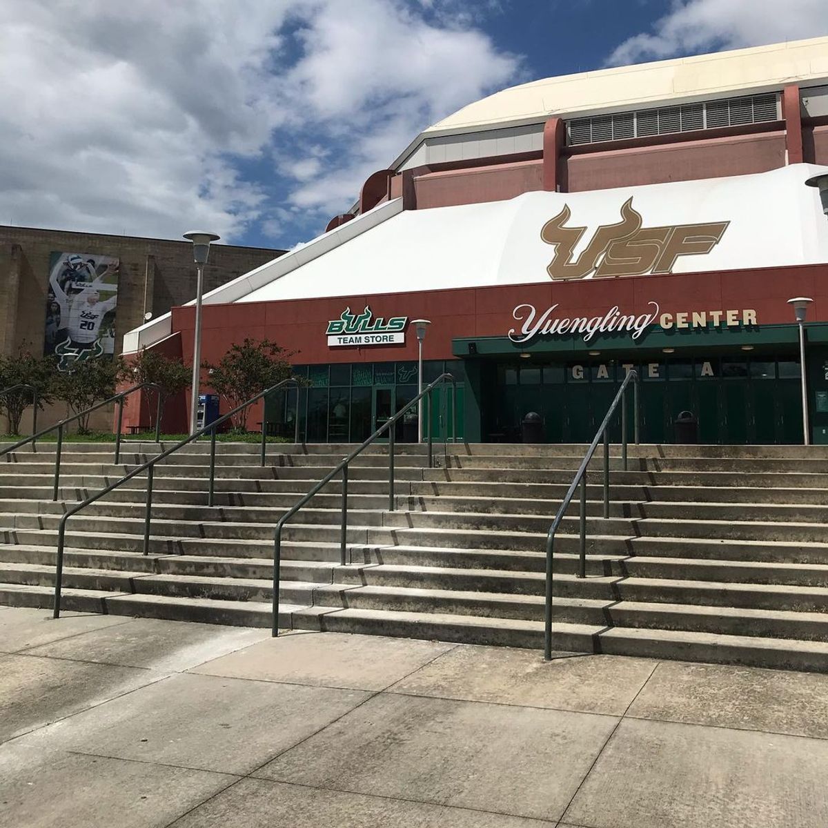 Image for skate spot USF - Yuengling Center 11 Stair Rail