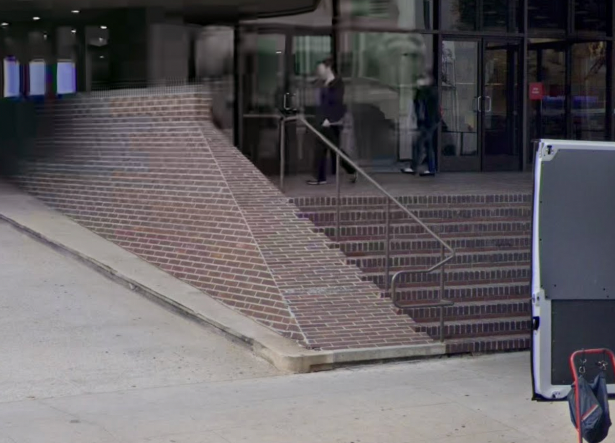 Image for skate spot Camden Over Rail Into Bank