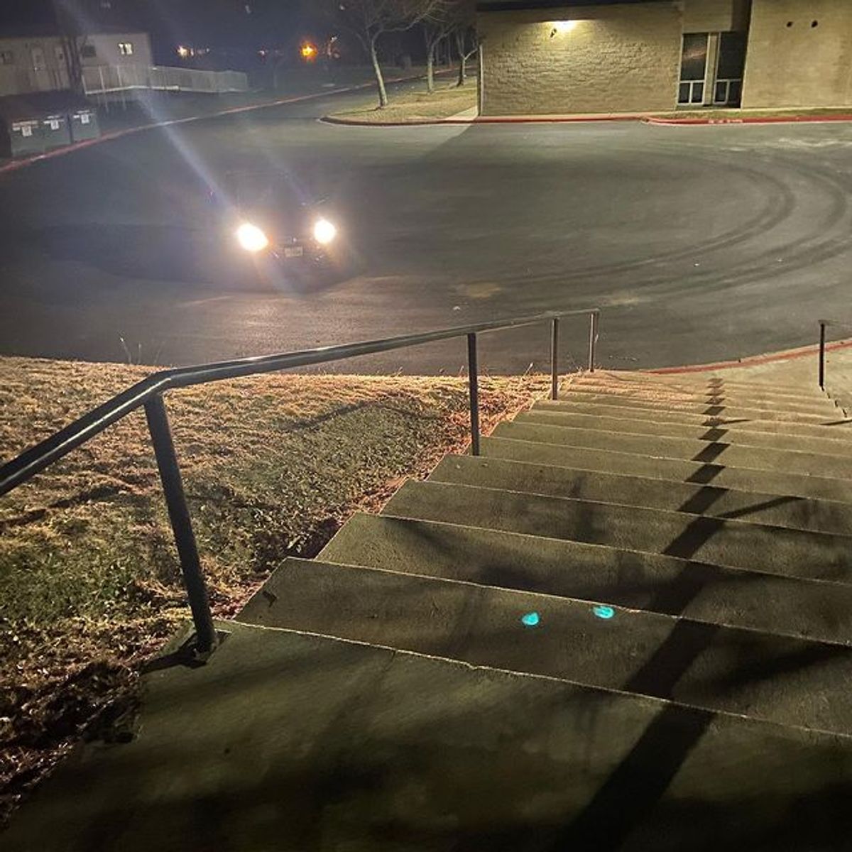 Image for skate spot Anderson Mill Elementary Long 15 Stair Rail