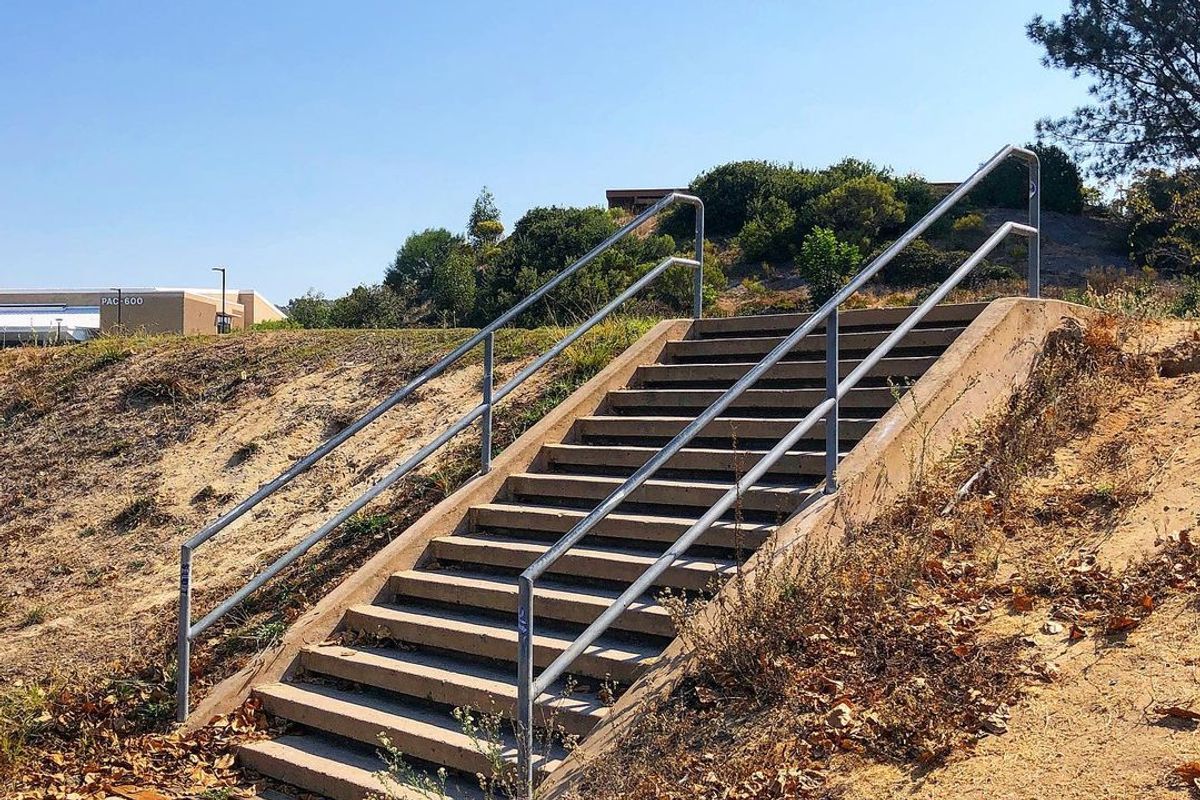 Image for skate spot Torrey Pines High 14 Stair Rail