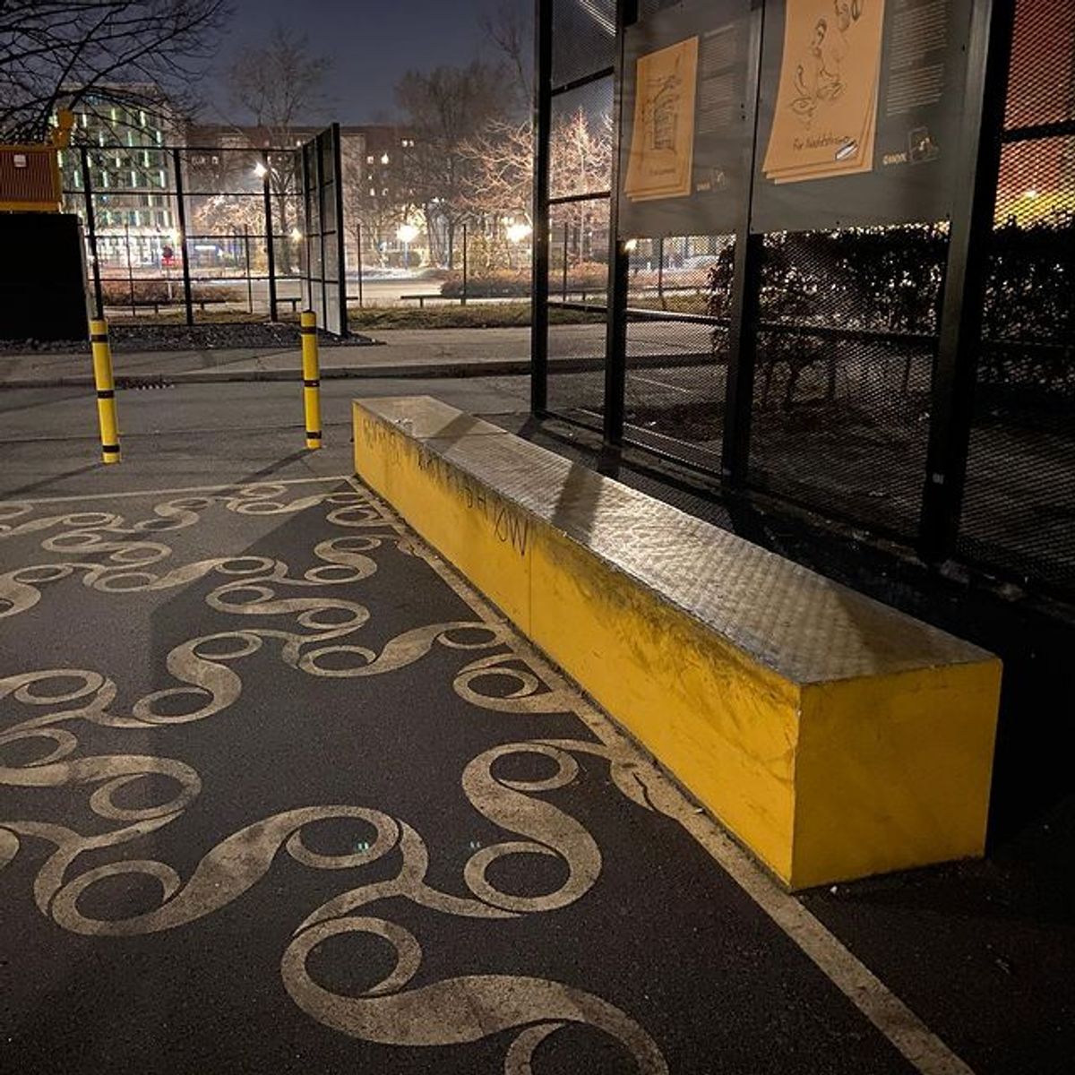 Image for skate spot Wilhelmstraße - Yellow Ledges