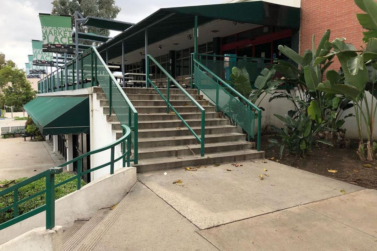 Image for skate spot Cal Poly Pomona 10 Stair Rail