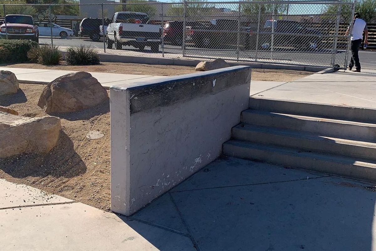 Image for skate spot Jim Bridger Middle School 4 Stair Out Ledges