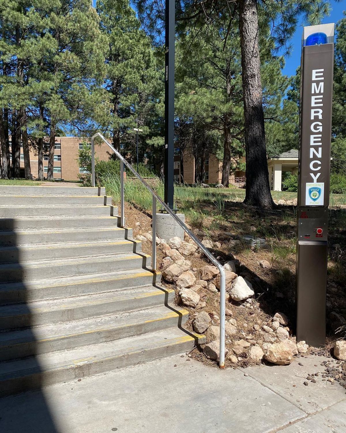 Image for skate spot Northern Arizona University - 11 Stair Rail