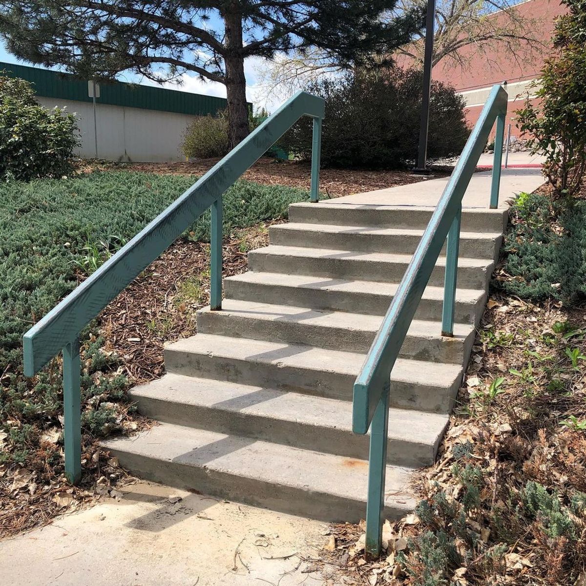 Image for skate spot Niwot High School - 8 Stair Rail