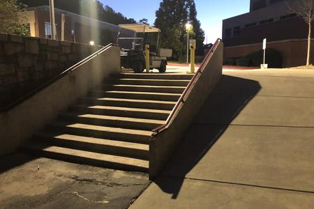 Image for Marist School Over Rail Into Bank