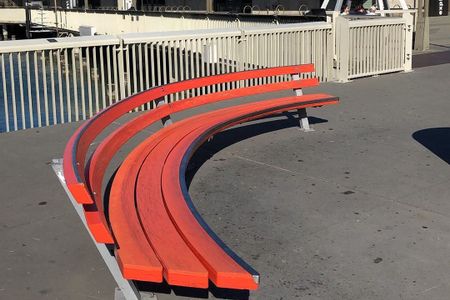 Image for Pier 15 Curved Bench