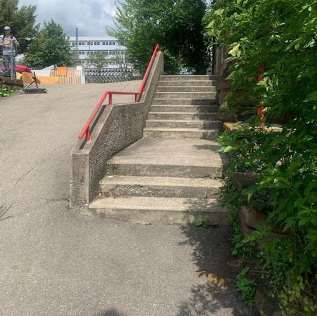 Image for skate spot Mühlacker Over Rail Into Bank thumbnail 3