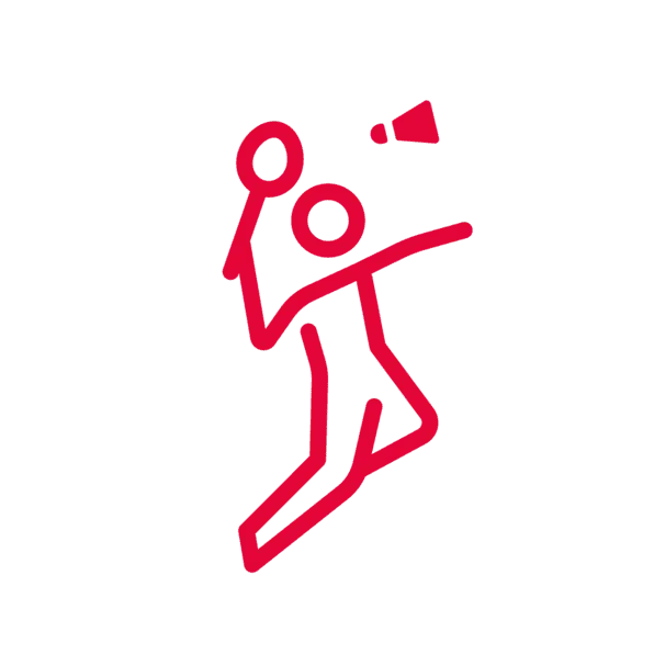Piktogramm Badminton