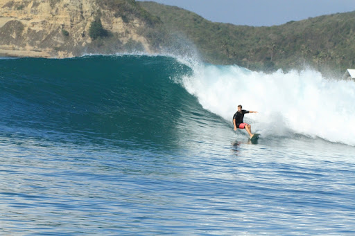 Surfing in Kuta Lombok