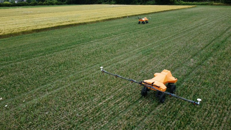 Crop Spraying Robot in Field