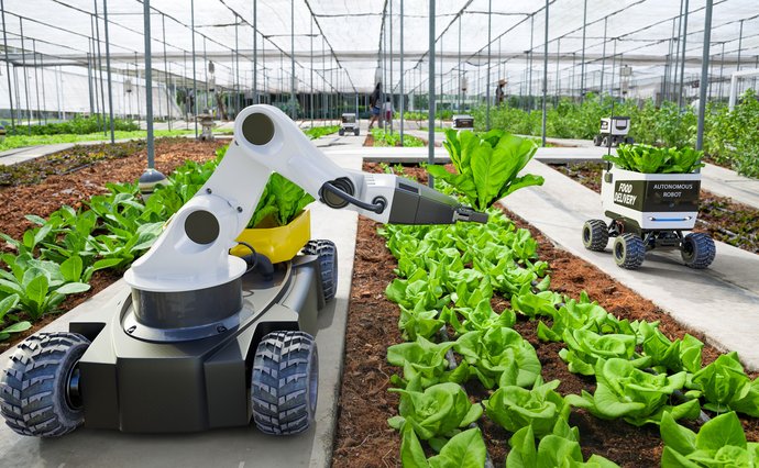 Farming Robot in Greenhouse
