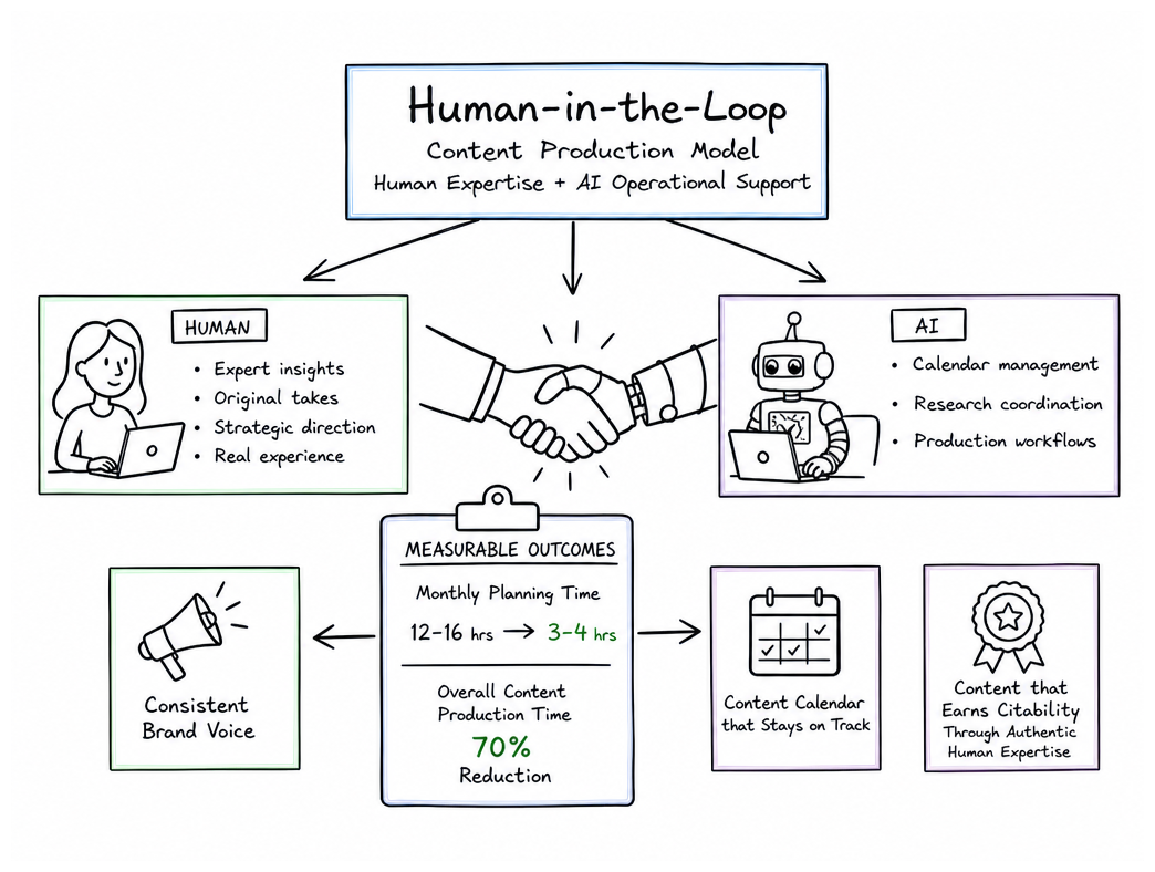 The Human-in-the-Loop Content Production Model