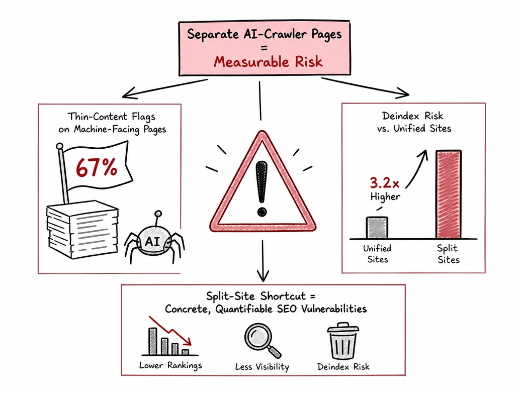 The Hidden Costs of Split-Site Strategies