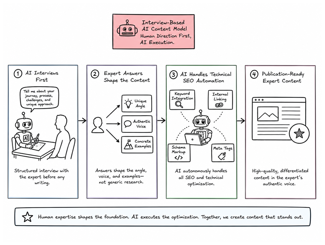 The Four-Step Interview-First Content Workflow