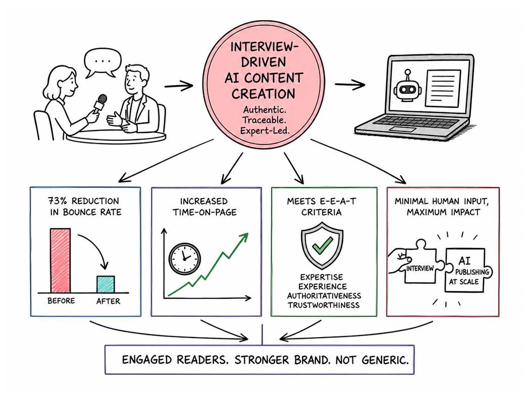 Engagement and Ranking Outcomes of Interview-Driven Content