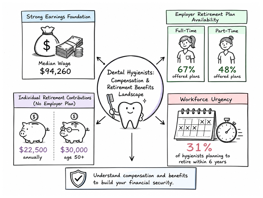 The Retirement Coverage Gap for Dental Hygienists