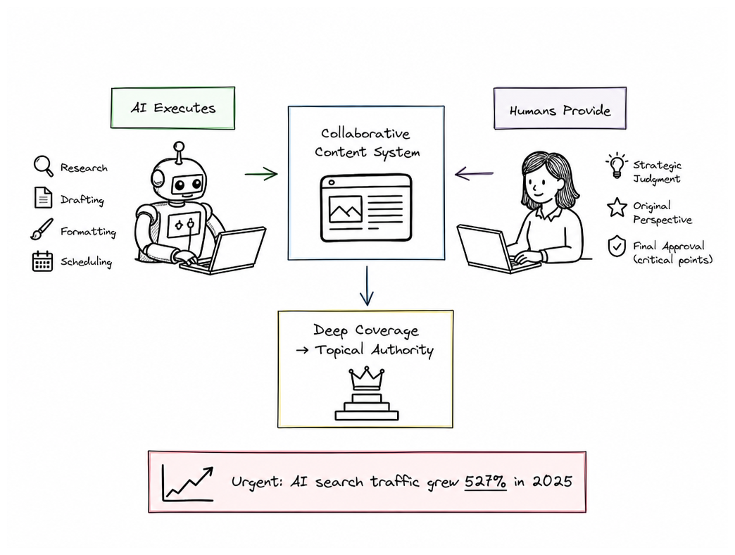 The AI-Human Content System in Action