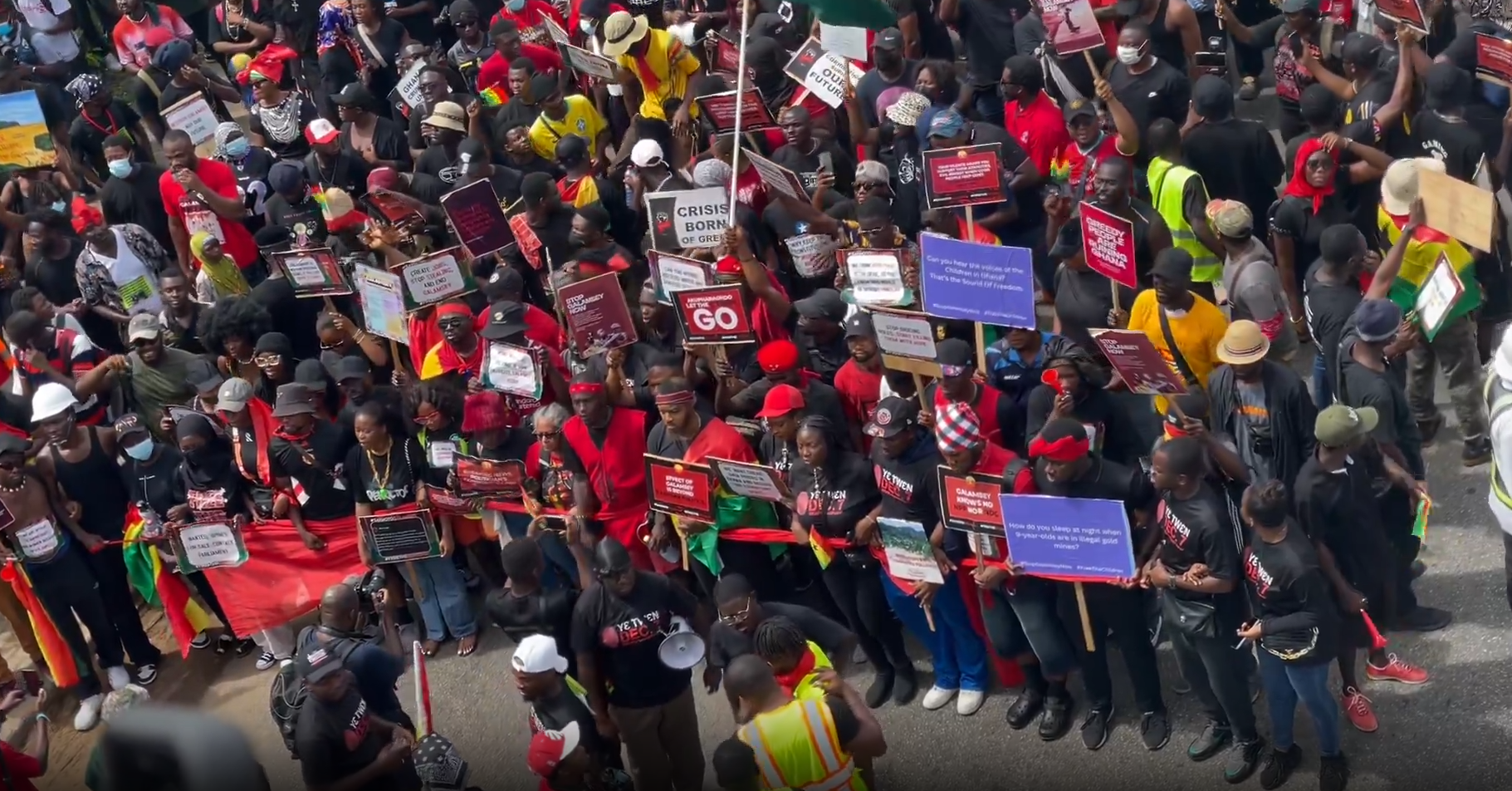 #SayNoToGalamsey Demo
