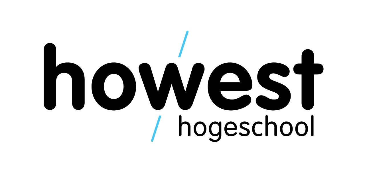 Howest hogeschool logo RGB BLAUW LIJNTJES