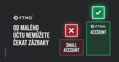 Od malého účtu nemůžete čekat zázraky