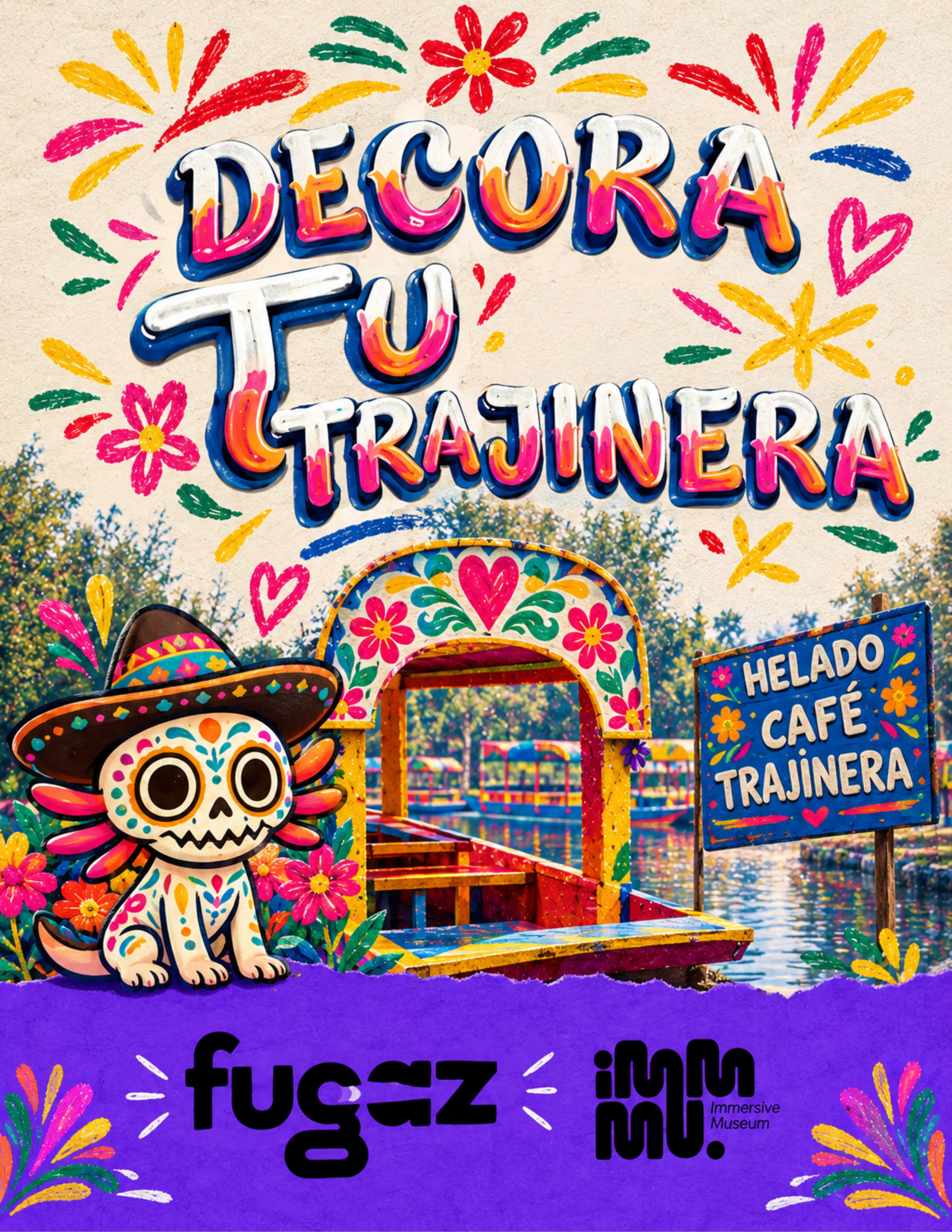Decora tu trajinera IMMMU Roma