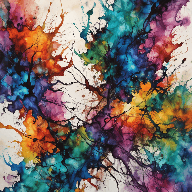 Mastering the Google Battle: Alcohol Ink and Conceptual Art Painting