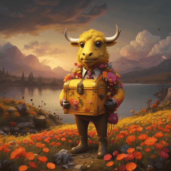 Alexander Jansson 3D Render Portrait: Paper-Mache Fantasy Art