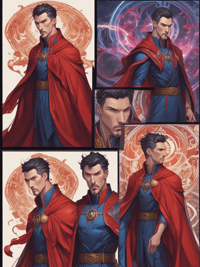 Draw Dr. Strange in Anime Style for Hyper-Realistic Results!
