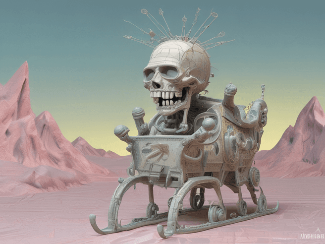 Explore Jean-Michel Basquiat Inspired 3D Sculptures with Cold Color Palette