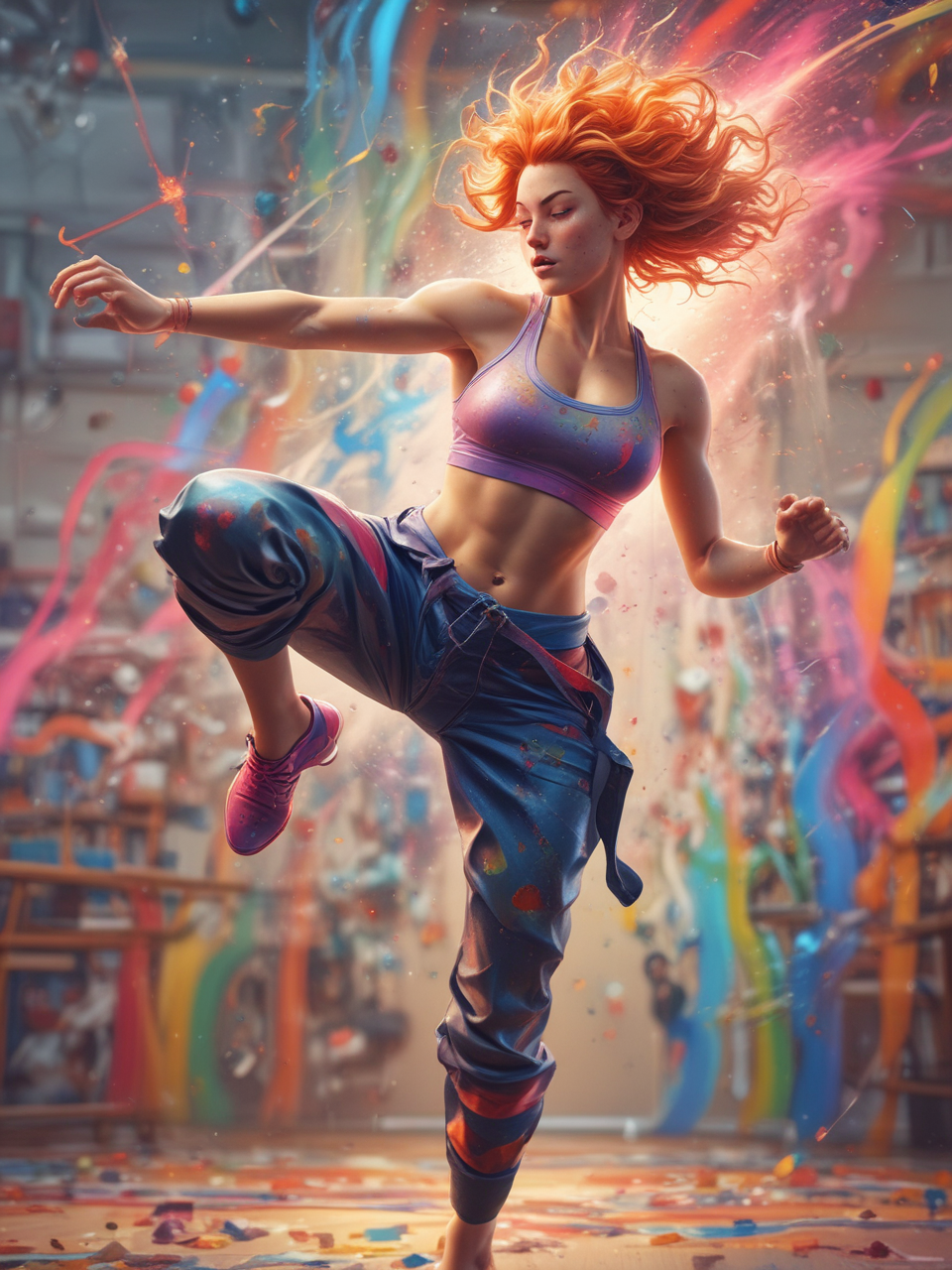 Explore Stunning Image Generation with Google Model, Sports Bra, Martial Arts, Classroom & More