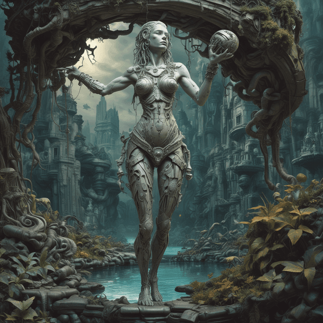 Explore Stunning 3D Art: Beautiful Athlete, Ethereal City & Horrifying Scenes by H.R. Giger