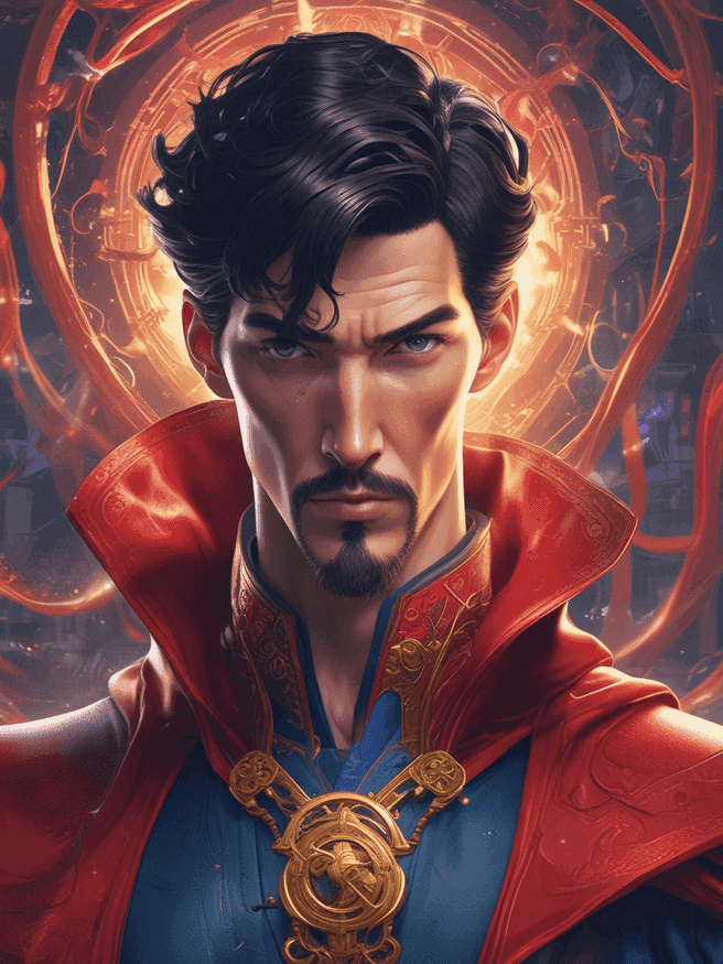 Draw Dr. Strange in Anime Style for Hyper-Realistic Results!
