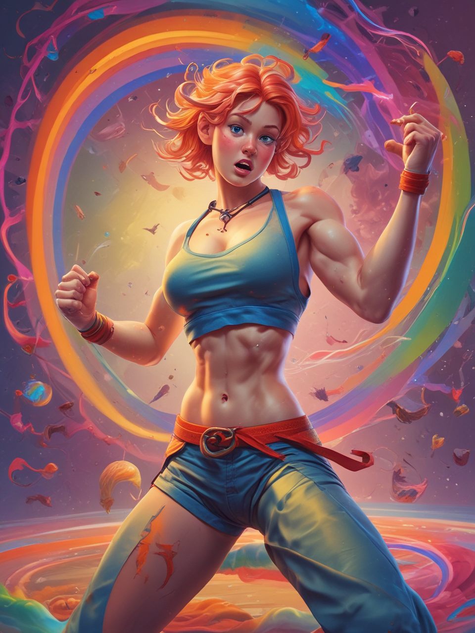 Explore Stunning Image Generation with Google Model, Sports Bra, Martial Arts, Classroom & More