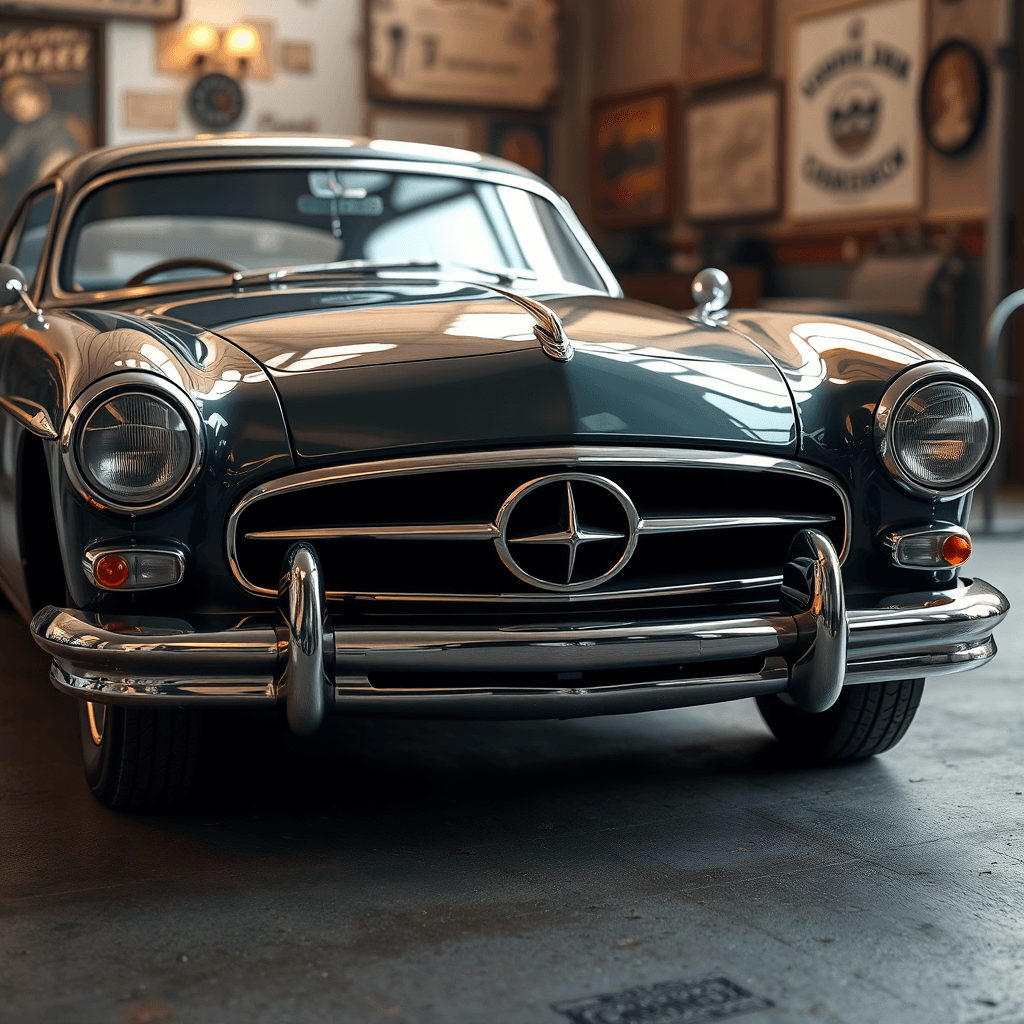Vintage Classic Car Image in High Resolution | Fulgent AI