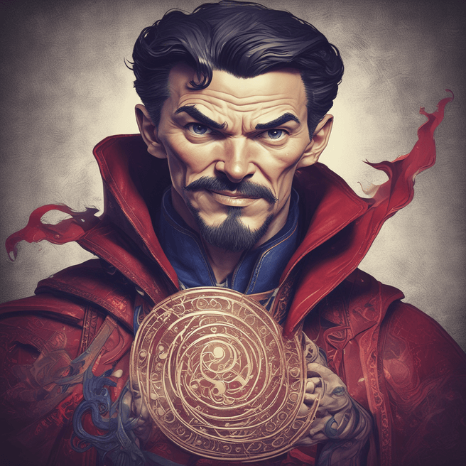 Create Unique Pixar Style Portrait of Dr. Strange with Fulgent AI
