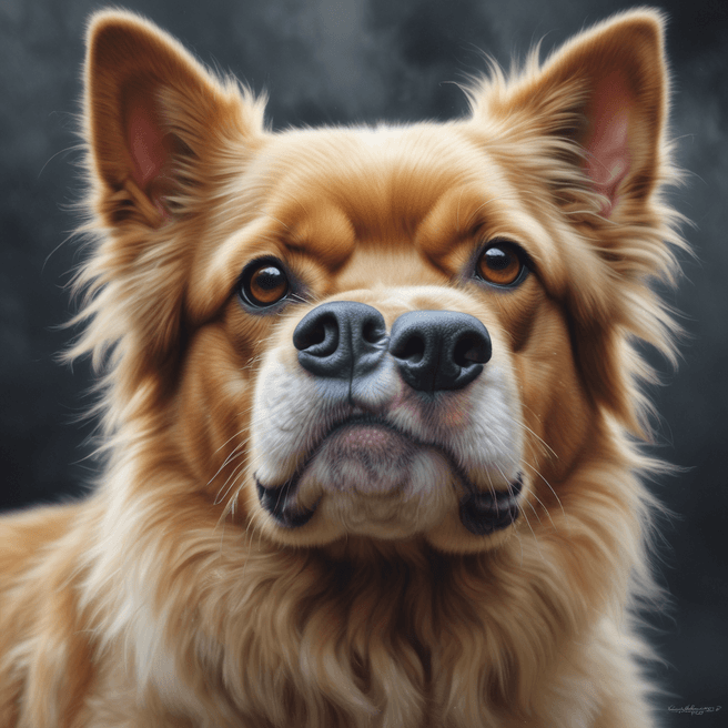 Hyperrealism Dog Art: Google Rapid Fire Inspired Creations