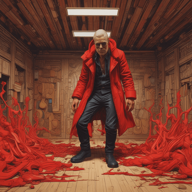 Explore Andy Warhol's Fiery Red Art and Intricate Zbrush Sculptures