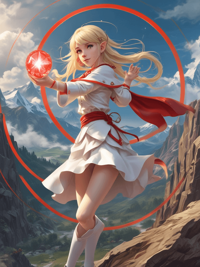 14 years old Beautyful thin elf girl