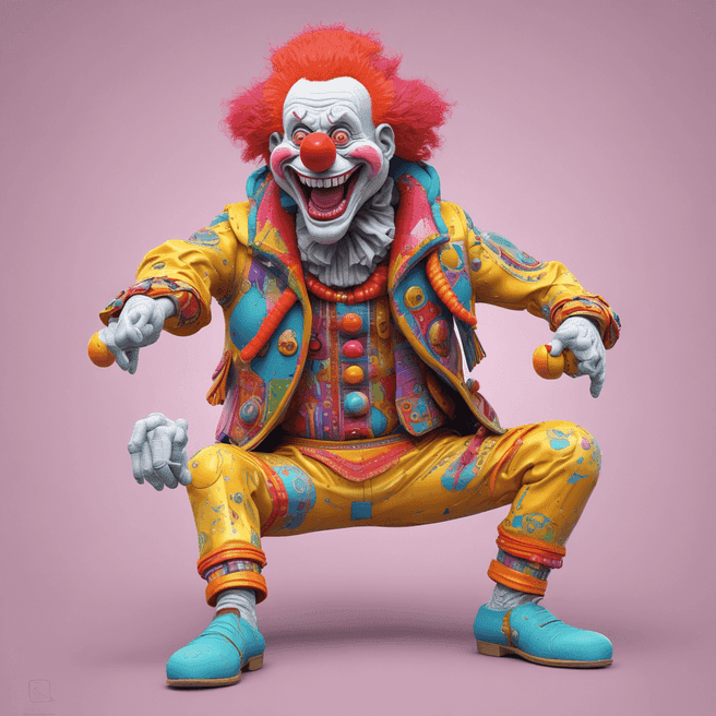 Fulgent AI: Carnival Clown, Zbrush Sculpt, Neon Doodle & More