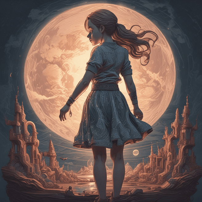 Jack Kirby: Juvenile Person in Lightning Skirt - Detailed Render SEO