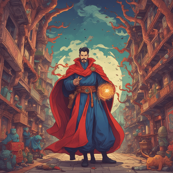ghibli style dr strange