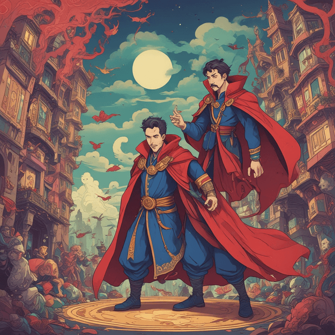 ghibli style dr strange