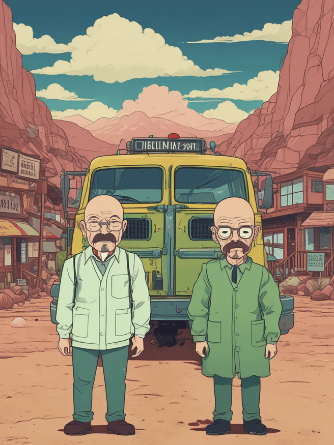 Breaking Bad reimagined in enchanting Ghibli style