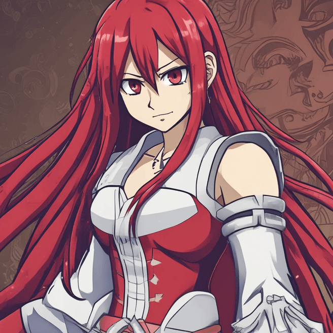 Stunning Erza Scarlet Wallpaper for Fandom Delight | Fulgent AI