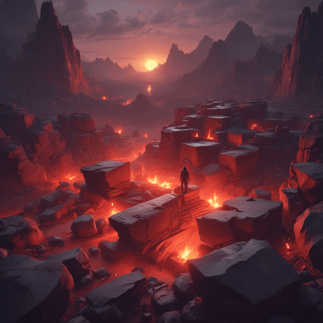 Stunning Concept Art 3D Render in Unreal Engine: Aerial View by Greg Rutkowski