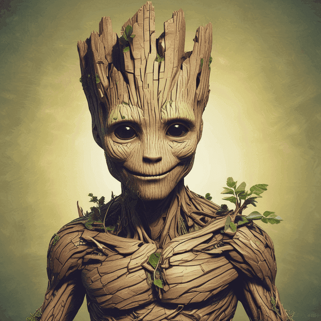 I Am Groot - Generate Your Own Unique Groot Quote Image with Fulgent AI
