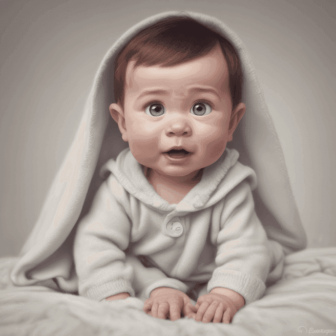 Adorable Baby Portrait in Pixar Style: Instantly Create Custom Images